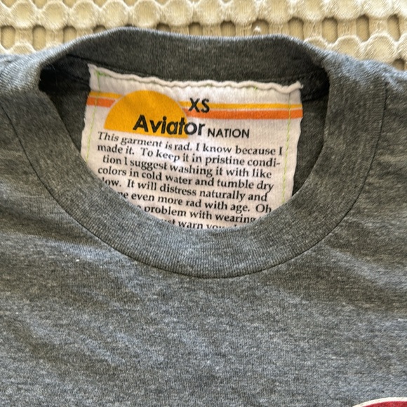 Aviator Nation, boyfriend tee size XS - Picture 3 of 3